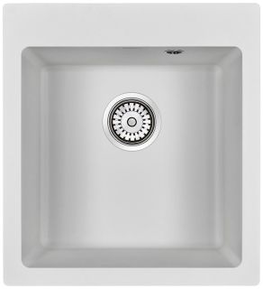 Мойка кухонная Paulmark Kante PM104651-WH белый